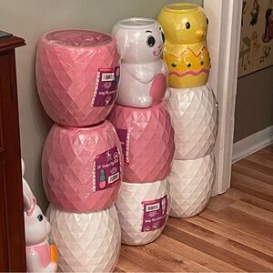 Choice of ONE Dollar Tree Stackable Stacking Plastic Egg Baby Chick Bunny Rabbit